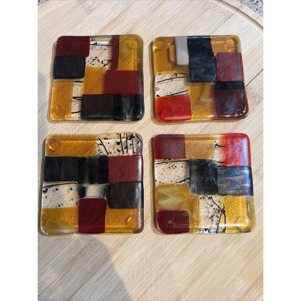 KMW Glass Art Coasters original